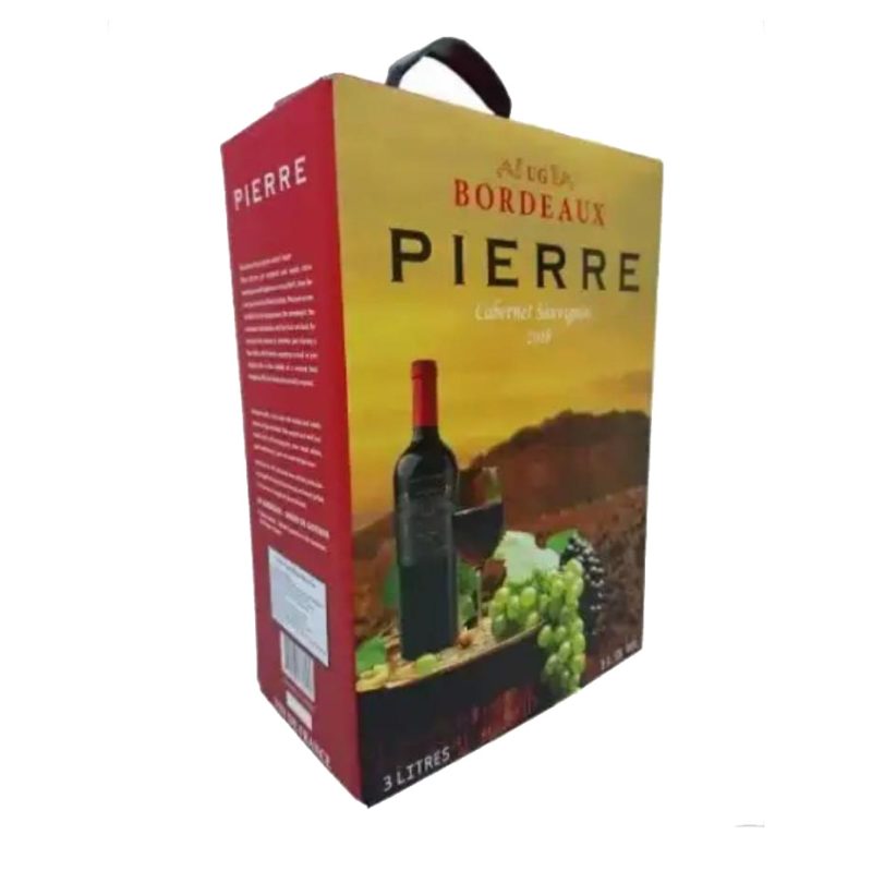 Rượu Vang Bịch Pháp Pierre UG Bordeaux Cabernet Sauvignon 3 lít