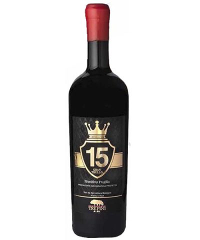 Rượu Vang Ý 15 Trepini Primitivo Puglia