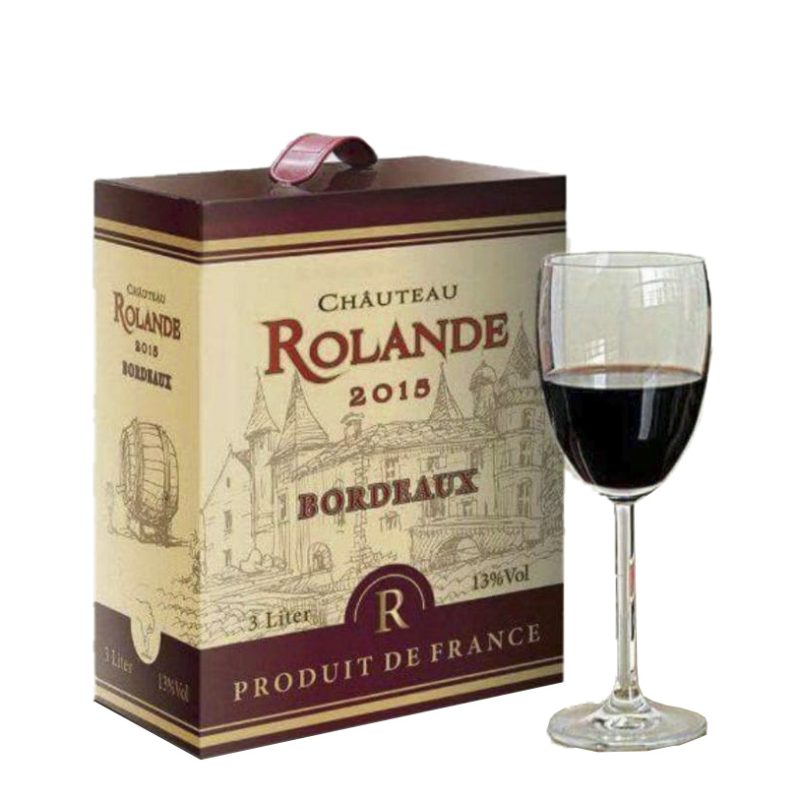 Rượu Vang Bịch Pháp Chateau Rolande Bordeuax 3 lít