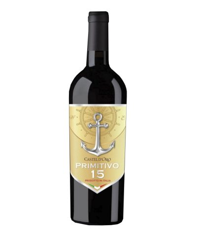 Rượu Vang Ý Castel D'Oro 15 Primitivo