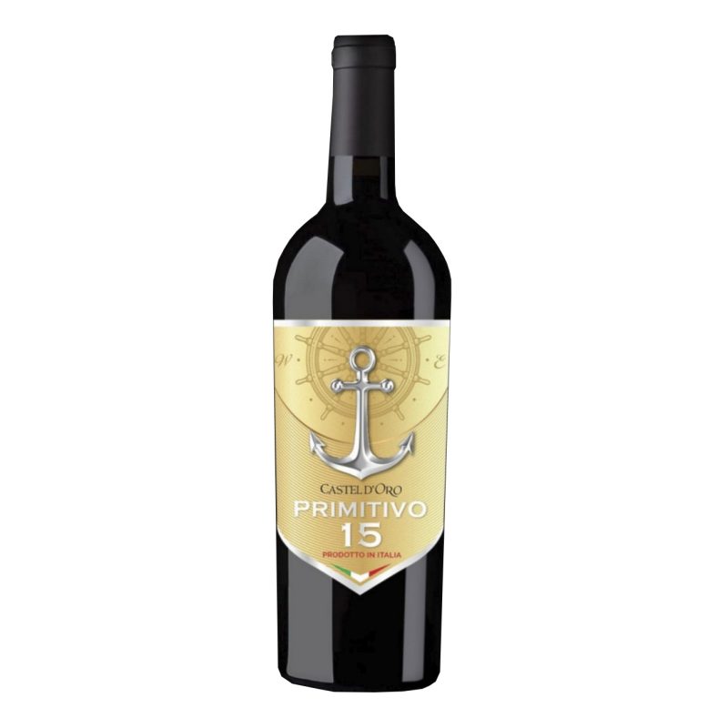 Rượu Vang Ý Castel D'Oro 15 Primitivo