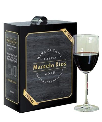 Rượu Vang Bịch Chile Marcelo Ri'os Reserva Cabernet Sauvignon 3 lít